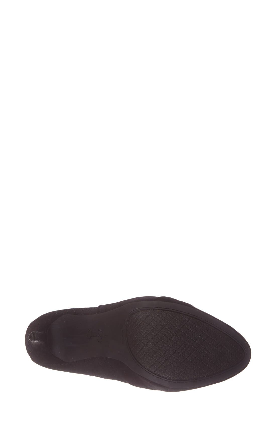 'Neesha' Stiletto Bootie, Alternate, color, BLACK