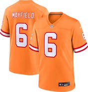 Nike Youth Nike Baker Mayfield Orange Tampa Bay Buccaneers Game Jersey