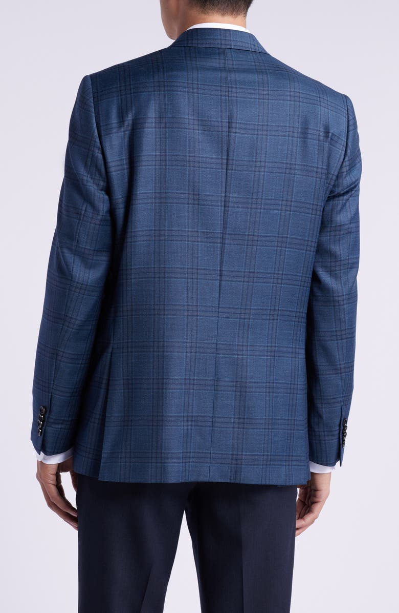 Ted Baker London Jay Slim Fit Plaid Wool Sport Coat, Alternate, color,
