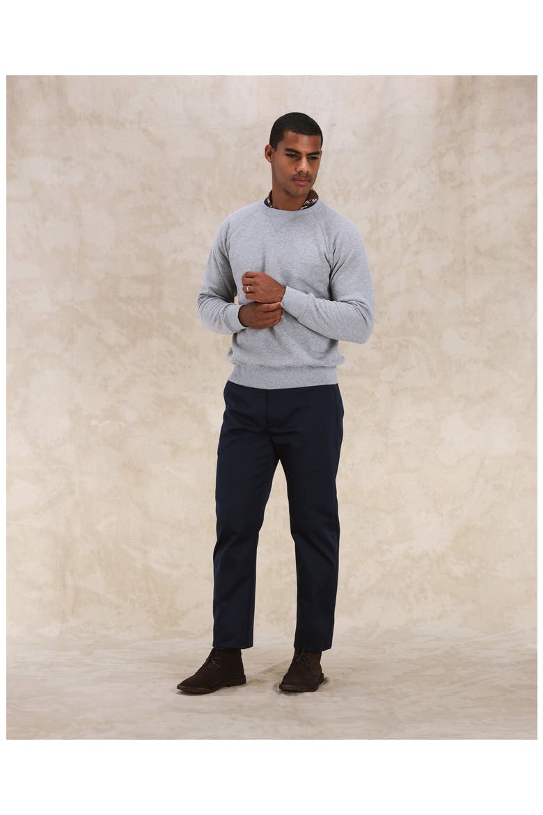 Maine Heavy Cotton Gabardine Chino Pants, Alternate, color, NAVY