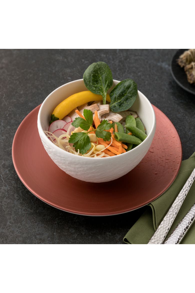 Manufacture Rock blanc Rice Bowl, Alternate, color, white