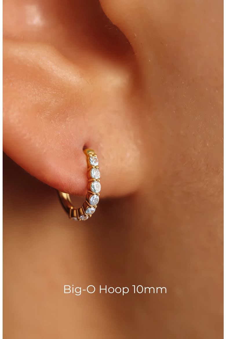 The Big-O Hoops, Alternate, color, Yellow Gold