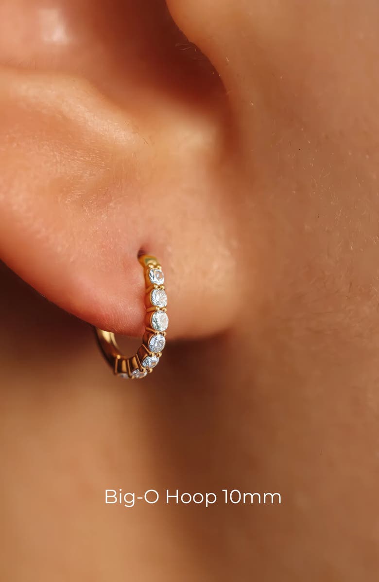 Seed2Stone The Big-O Hoops, Alternate, color, Yellow Gold