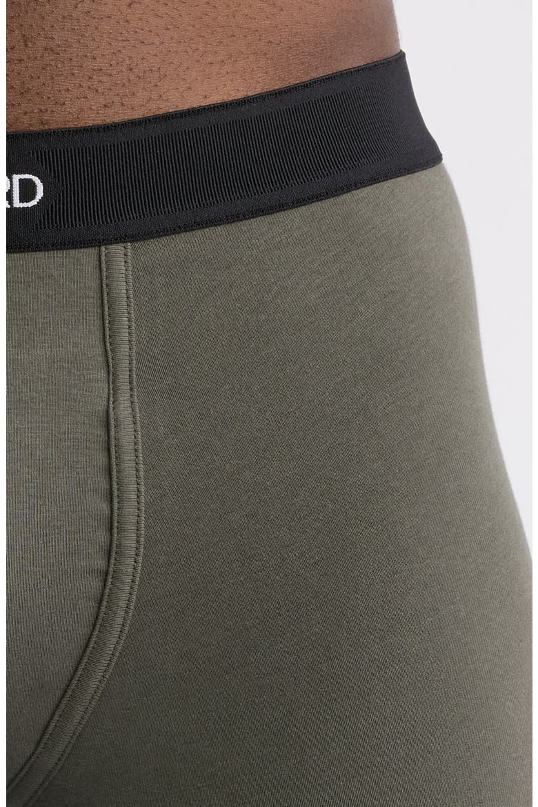 Cotton Stretch Jersey Boxer Briefs, Alternate, color, MILITARY GREEN