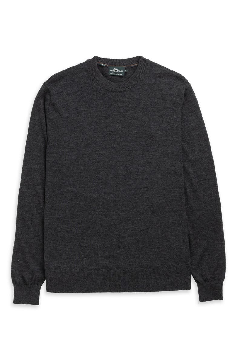 Rodd & Gunn York Bay Merino Wool Sweater, Alternate, color, Ash