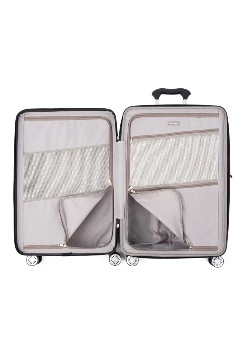 Pathways 3 Hardside Expandable 25" Medium Checked Spinner Luggage, Alternate, color, Black Knight