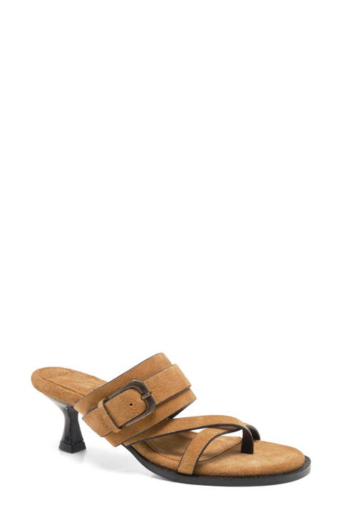 Belted Toe Loop Sandal (Women)