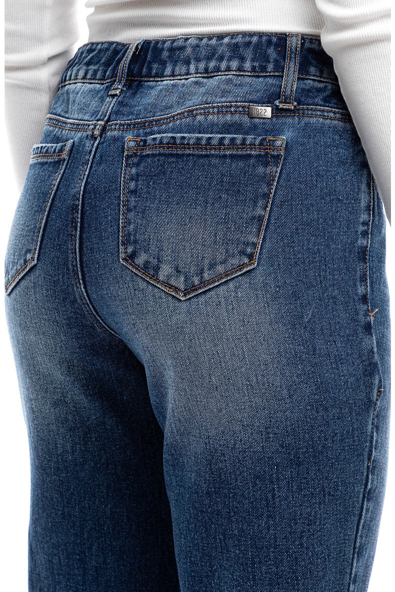 Ripped High Waist Straight Leg Jeans, Alternate, color, MINNA