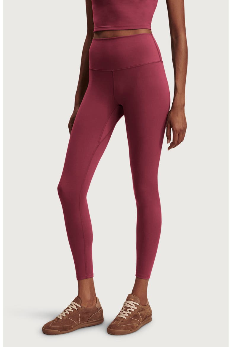 FreeSoft™ High Rise 25-Inch Leggings, Alternate, color, RICH RASPBERRY