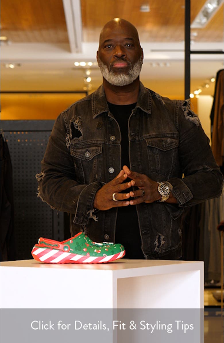 x Disney Mickey Christmas Lined Clog, sales video thumbnail