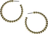 OLIVIA WELLES Joyce Ball Hoop Earrings