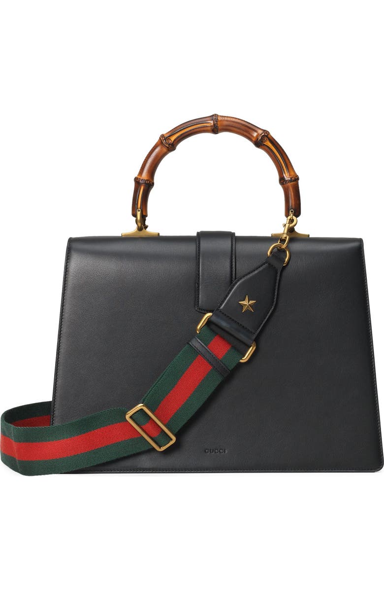 Gucci Large Dionysus Top Handle Leather Shoulder Bag, Alternate, color,