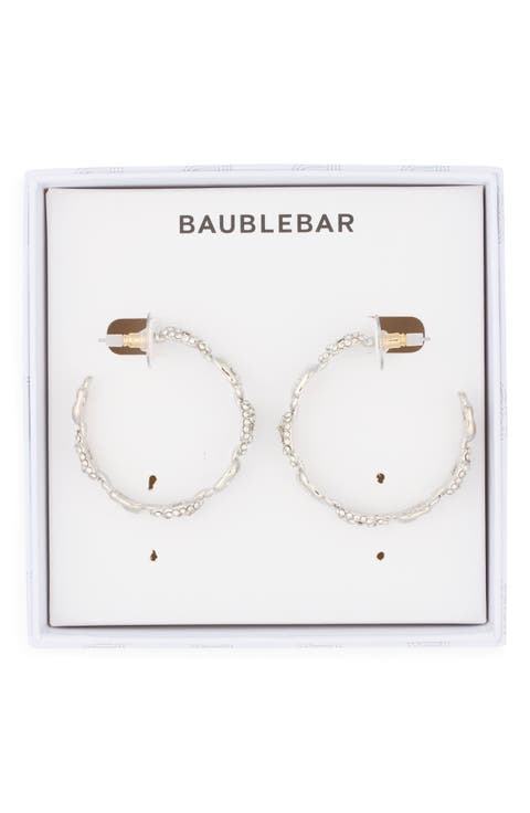 Skull Hoop Earrings
