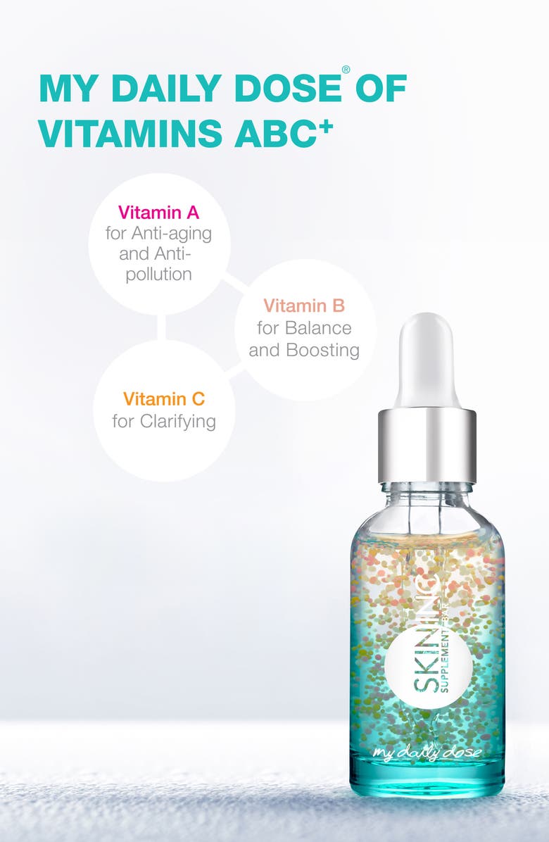 SKIN INC<sup>®</sup> SUPPLEMENT BAR Skin Inc. My Daily Dose of Vitamins ABC Serum to Balance & Detox, Alternate, color, 