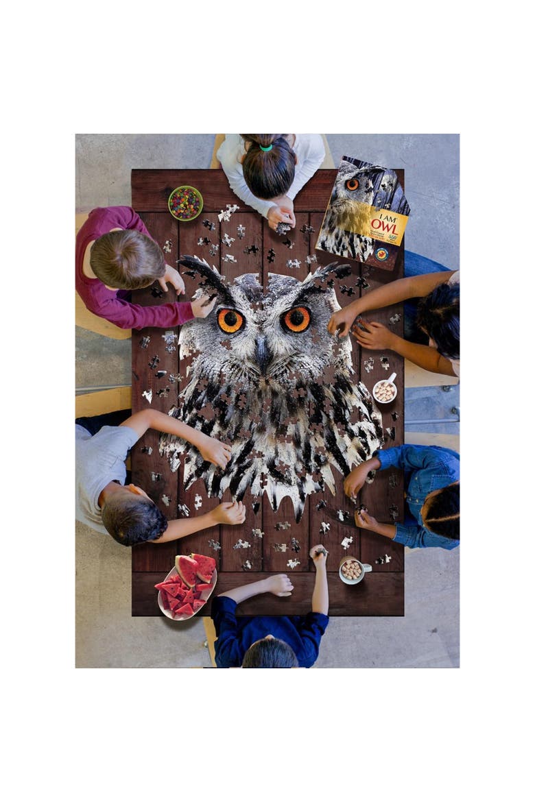I Am Owl 550 Piece Animal Shaped Jigsaw Puzzle, Alternate, color, Multicolored