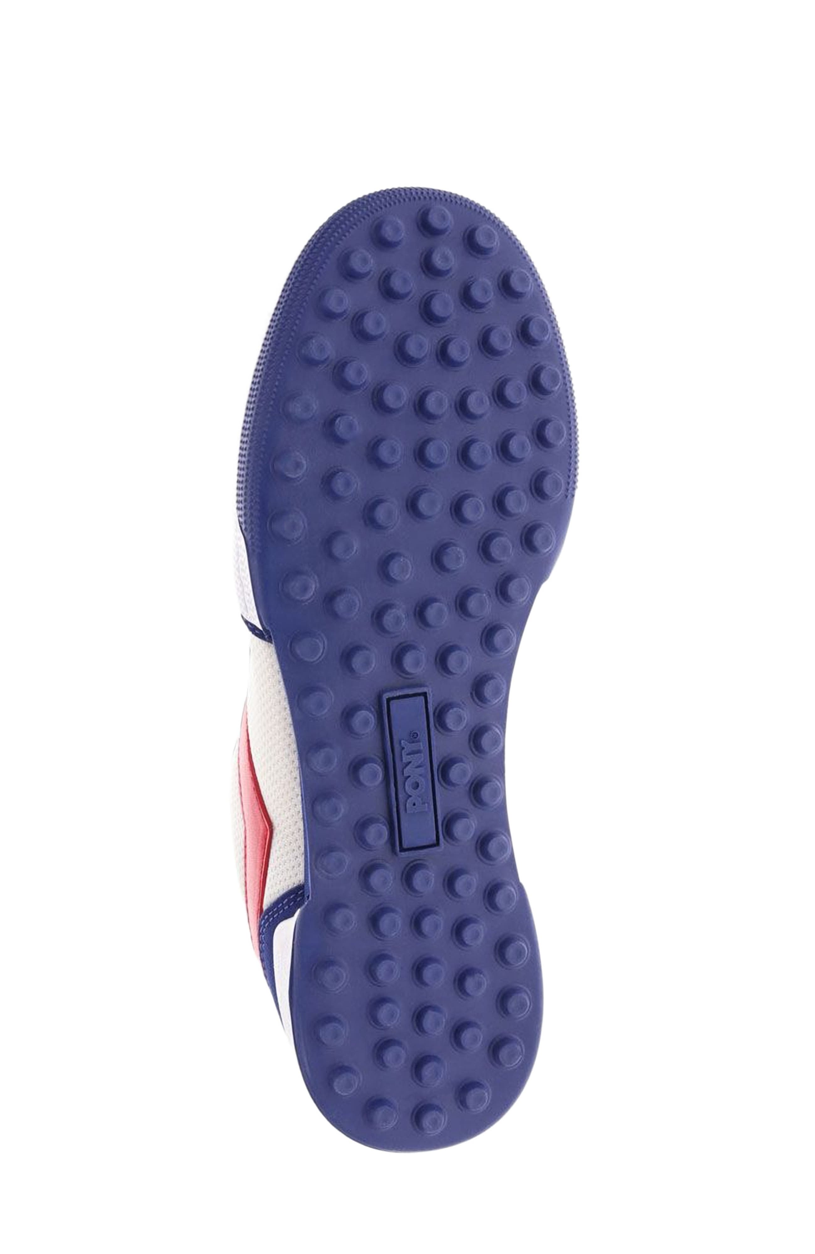 PONY Linebacker Archive Sneakers, Alternate, color, White/Blue/Red