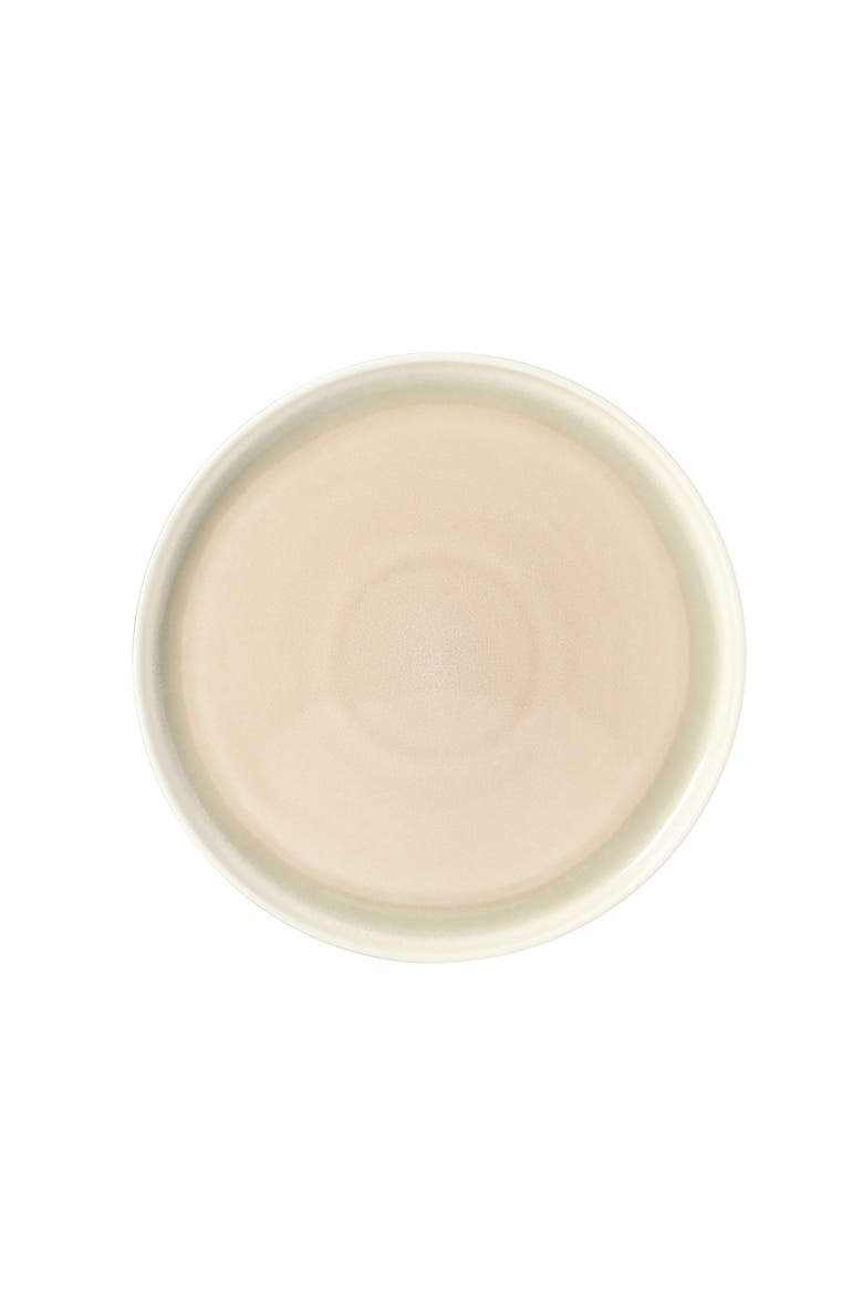 Island Bay New Bone China Dinnerware Set, Reactive Glaze Plates and Bowls, Alternate, color, Cream