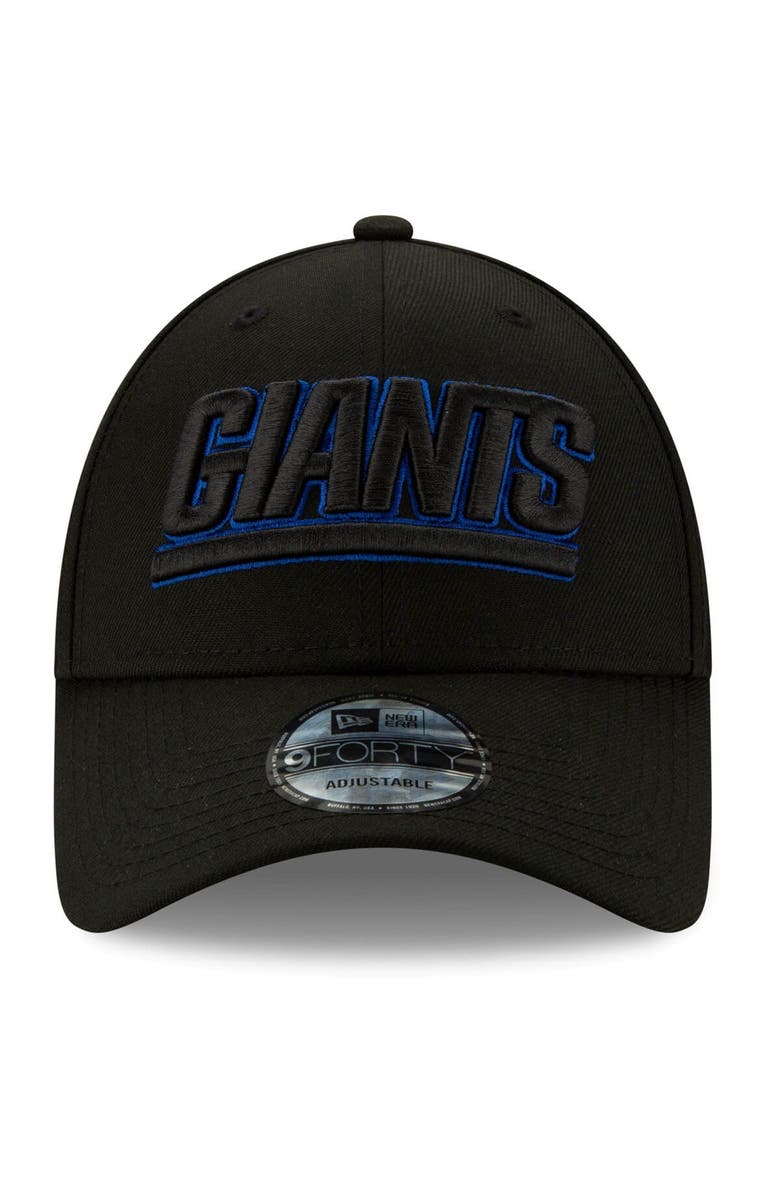 New Era Men's New Era Black New York Giants Wordmark Momentum 9FORTY Adjustable Snapback Hat, Alternate, color, 