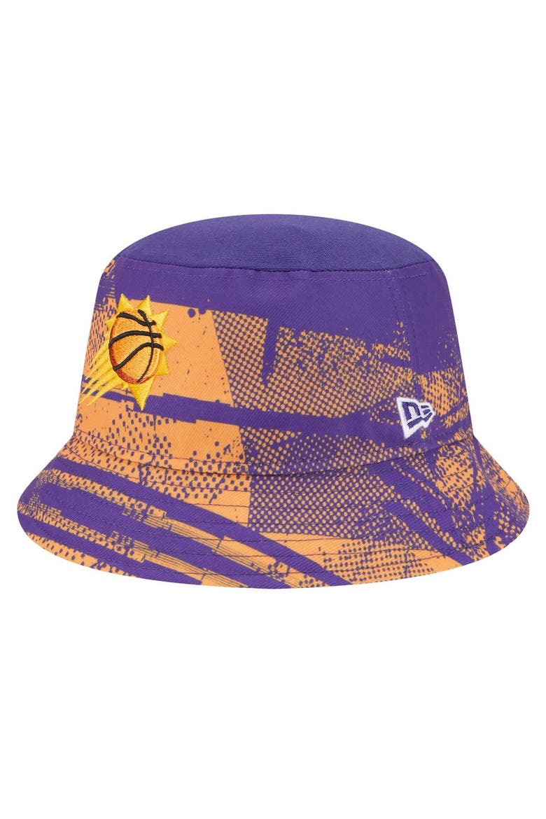 Men's New Era  Purple/Orange Phoenix Suns Tip-Off Bucket Hat, Alternate, color, Purple