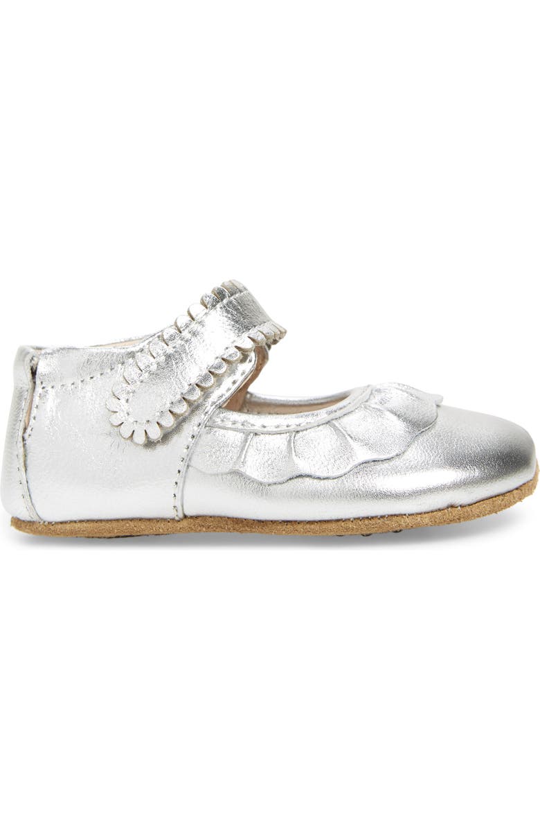 Livie & Luca 'Ruche' Mary Jane Crib Shoe, Alternate, color,