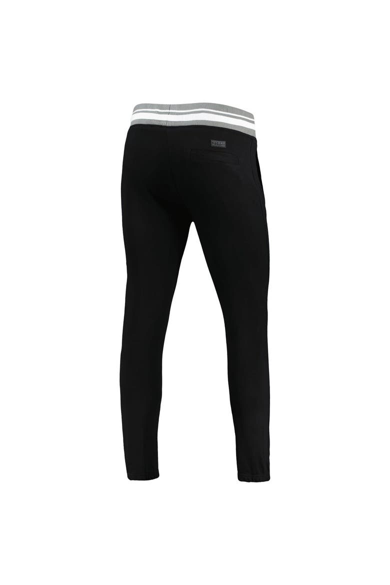 Men's Pro Standard Black Brooklyn Nets Mash Up Capsule Sweatpants, Alternate, color, Black