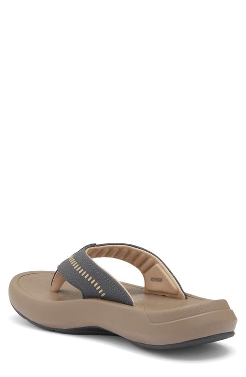 Reef Swellsole Cruiser Flip Flop In Black/tan