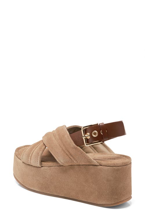 Free People Beach Party Platform Sandal In Brown