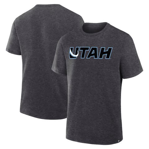 Men's Fanatics  Heather Charcoal Utah Mammoth Combo Legacy T-Shirt