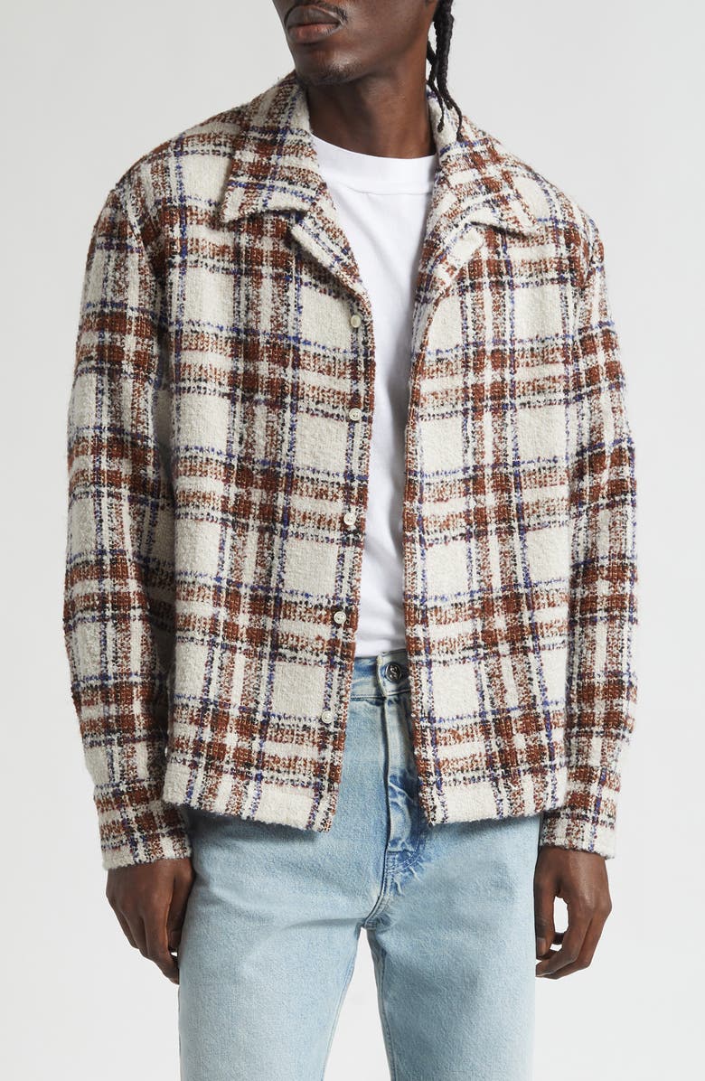 Séfr Ojai Check Button-Up Shirt, Main, color, Riverbend Check