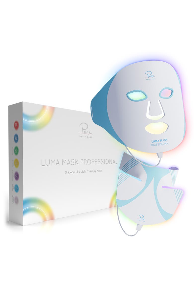 PURE DAILY CARE Luma Mask Professional LED Light Therapy Mask for Face & Neck, Main, color,