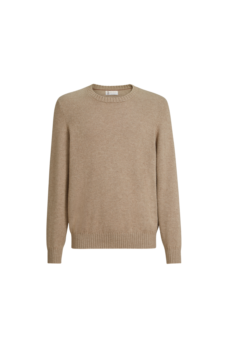 Brunello Cucinelli Cashmere sweater, Main, color, Light Brown