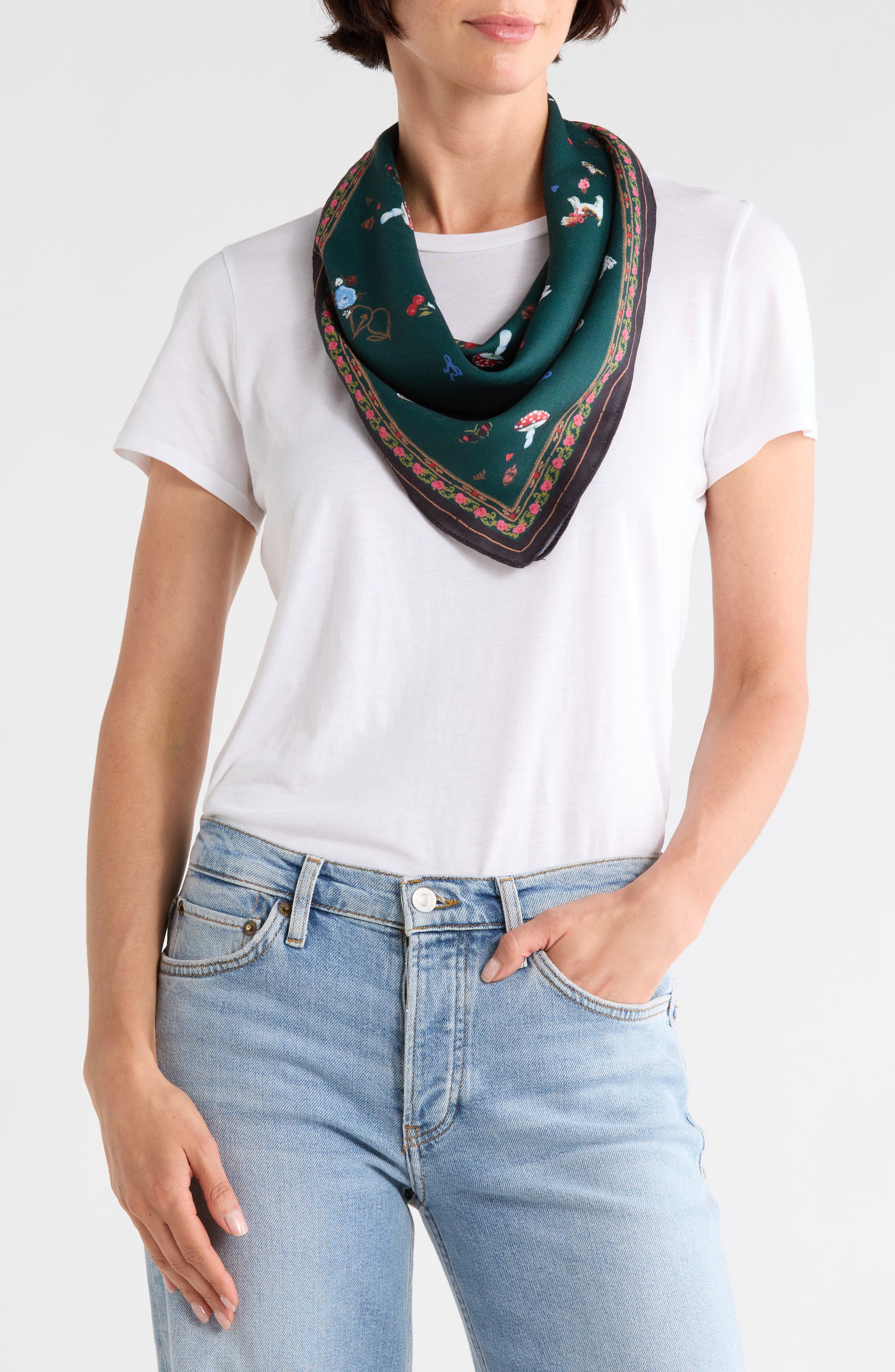 Whimsical Square Scarf
