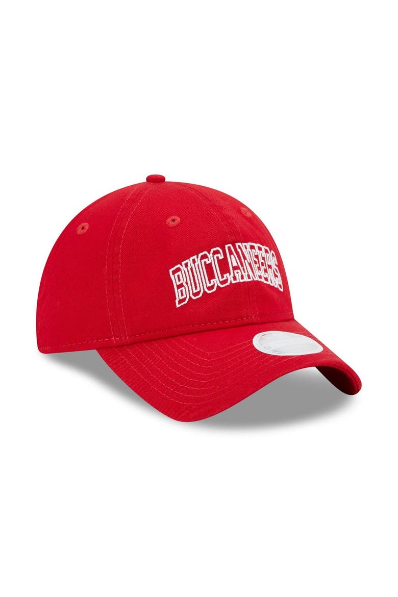 Women's New Era Red Tampa Bay Buccaneers Collegiate 9TWENTY Adjustable Hat, Alternate, color, Red