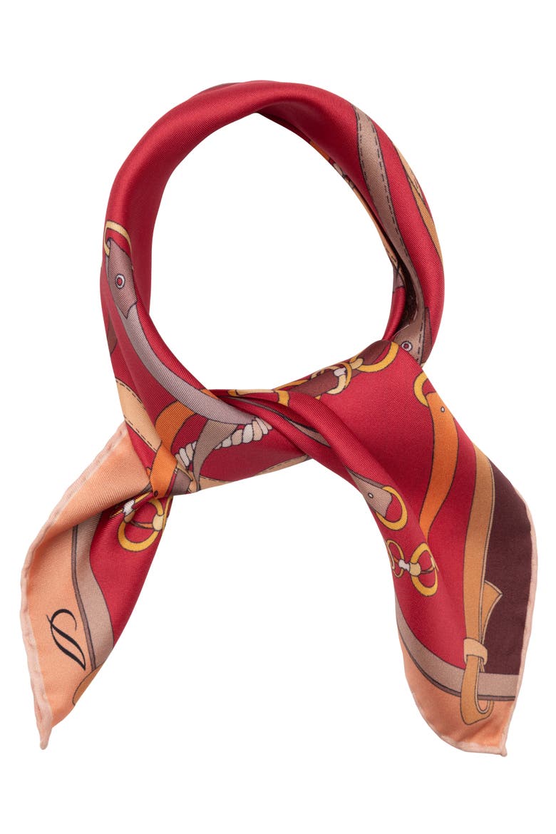 Camilla - Silk Bandana, Alternate, color, Red