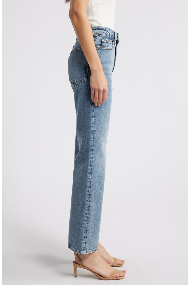 The Pixie Arrow High Waist Relaxed Bootcut Jeans, Alternate, color, LEELA