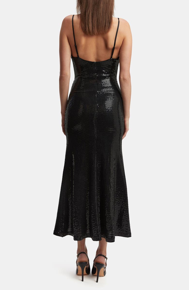 Bardot Ira Sequin Midi Dress, Alternate, color,