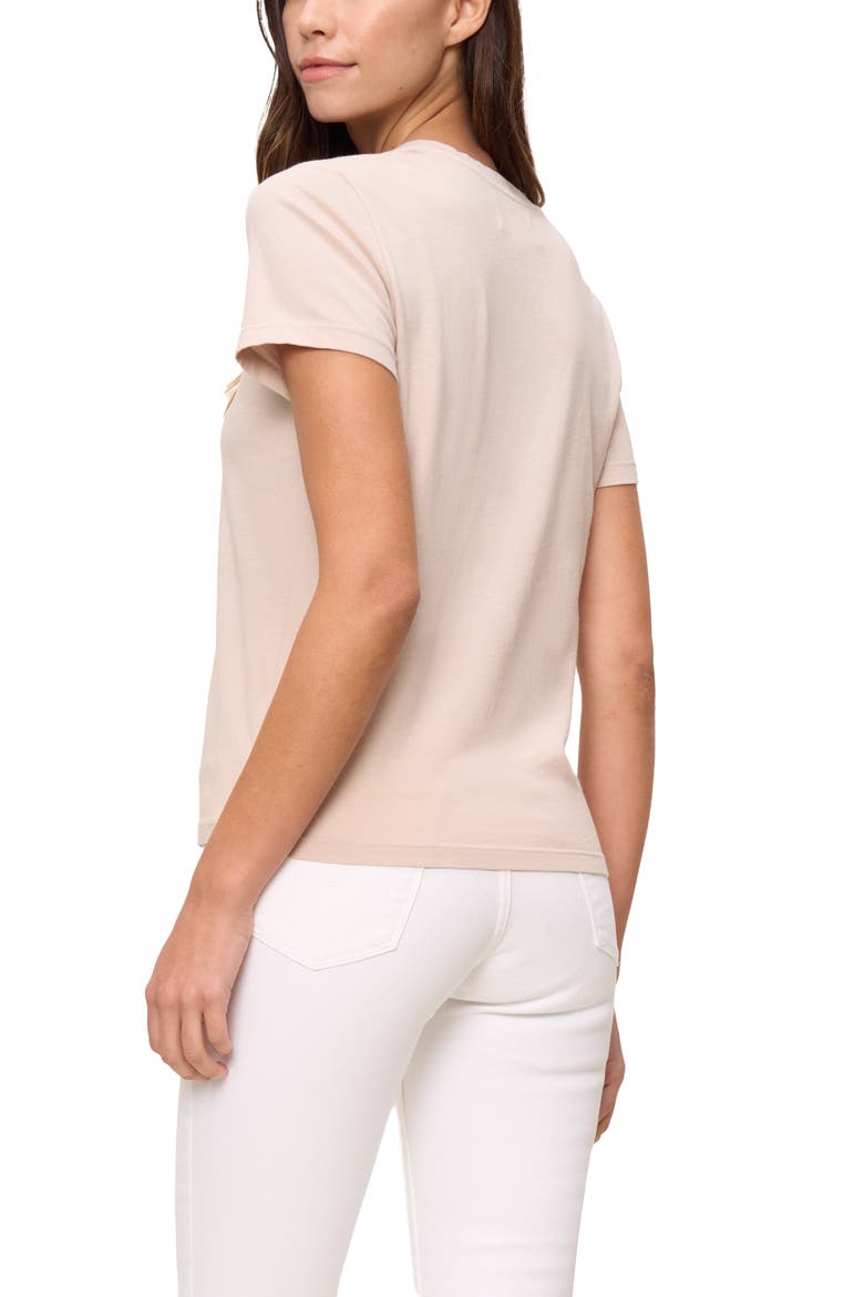 The Organic Cotton V-Neck Tee, Alternate, color, Oat