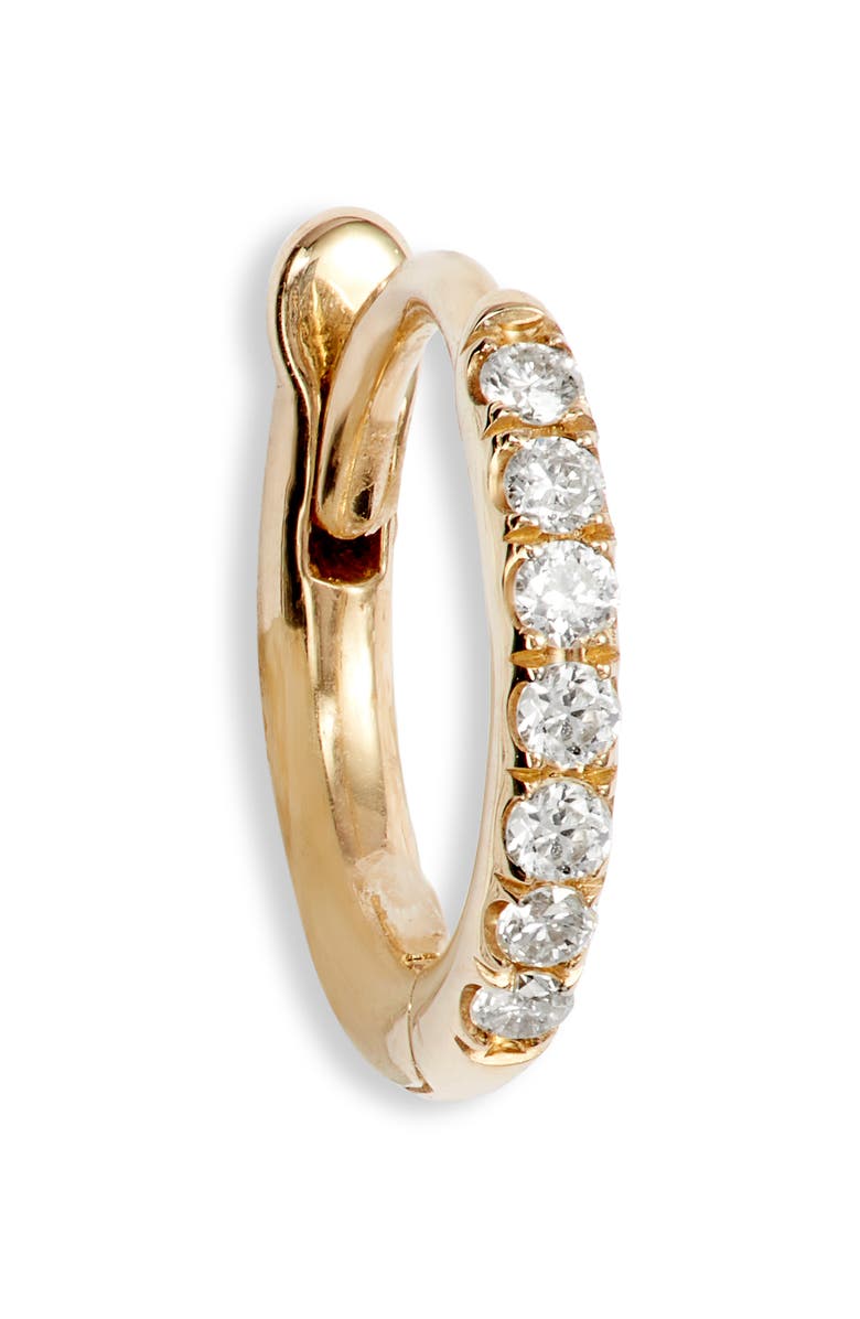 Zoë Chicco Pavé Diamond Huggie Hoop Earring, Alternate, color,