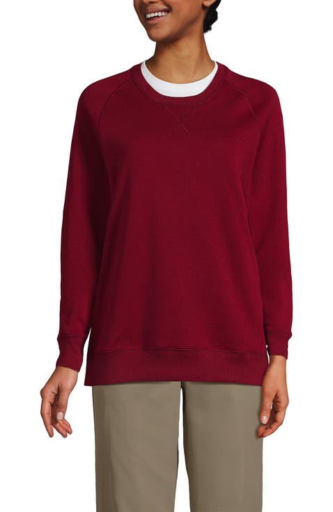 School Uniform Adult Long Sleeve Crewneck Sweatshirt