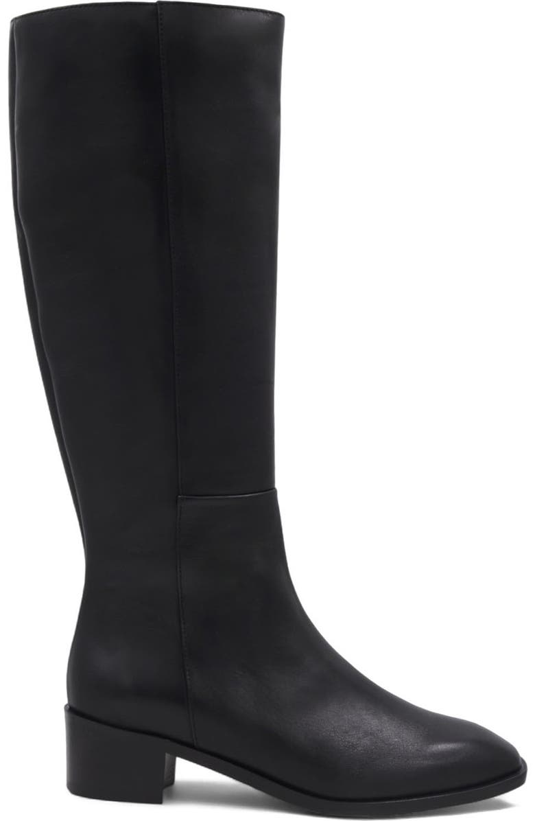 Aquatalia Ravel Waterproof Knee High Boot, Alternate, color, Black Leather