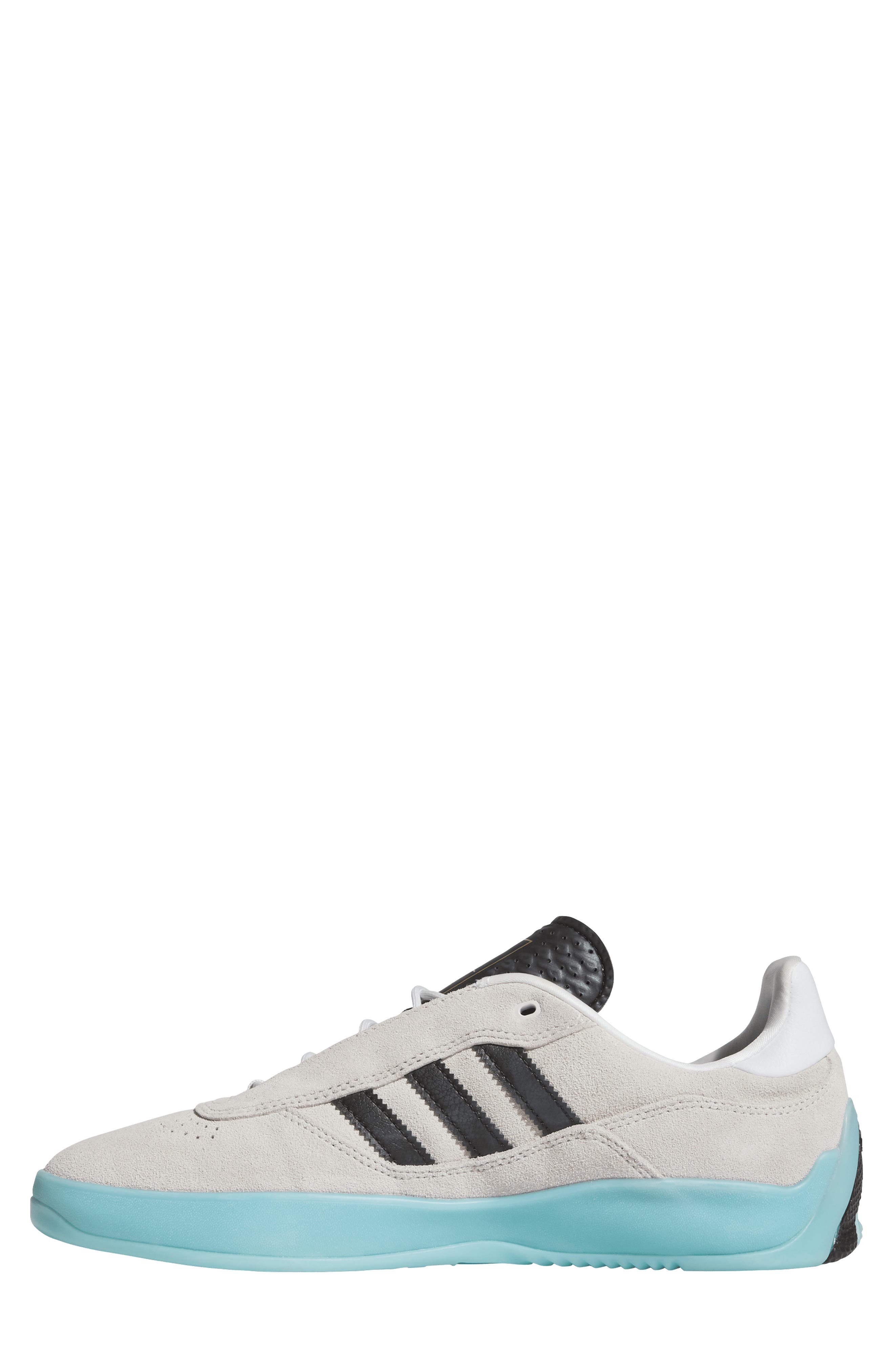 adidas Puig Sneaker, Alternate, color, White/ Black/ Light Aqua