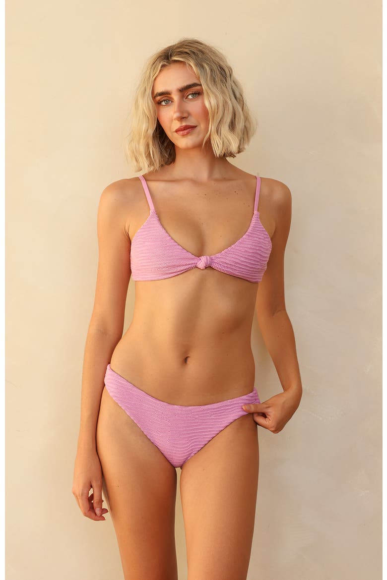 Nocturnal Cheeky Bikini Bottom, Alternate, color, Bloom