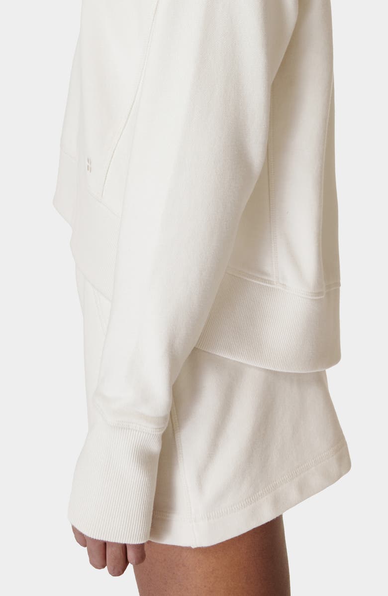 Sweaty Betty Revive Rib Trim Half-Zip Pullover, Alternate, color,