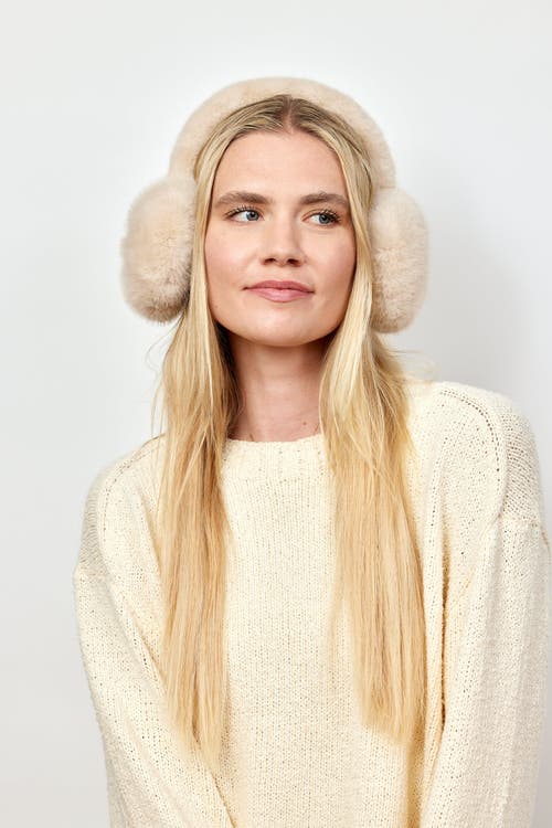 Hat Attack Faux Fur Earmuff In Brown