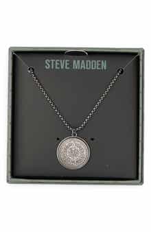 Steve Madden Coin Pendant Necklace