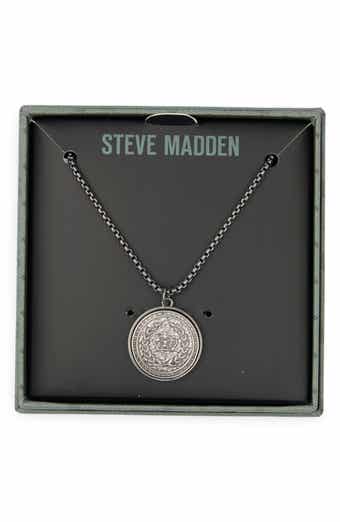 Steve Madden Coin Pendant Necklace