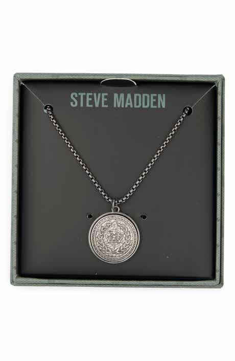 Steve Madden Coin Pendant Necklace