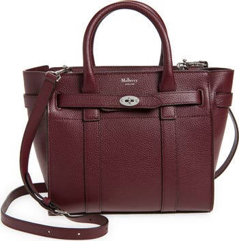 Mulberry Mini Zipped Bayswater Leather Tote | Nordstrom