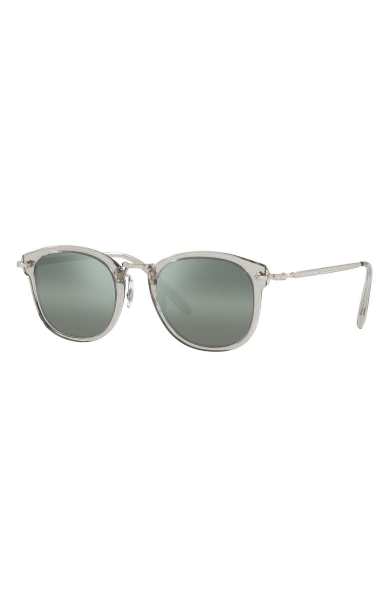 Oliver Peoples 49mm Small Round Sunglasses, Alternate, color, 