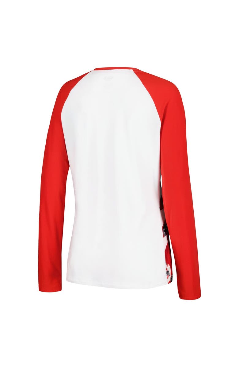 CONCEPTS SPORT Women's Concepts Sport Scarlet Ohio State Buckeyes Tinsel Ugly Sweater Long Sleeve T-Shirt & Pants Sleep Set, Alternate, color, Scarlet